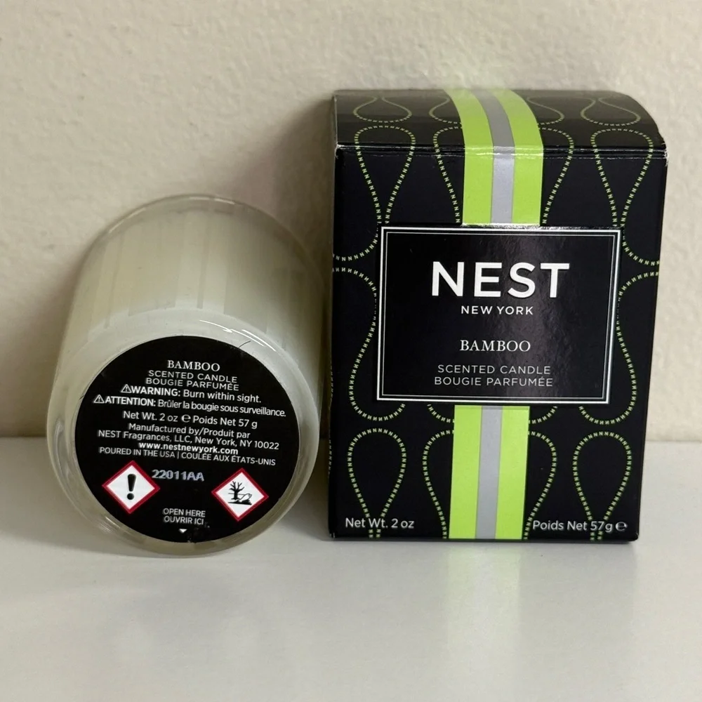 Nest New York: Bamboo Votive & Wild Mint / Eucalyptus Votive Candles - Picture 4 of 11